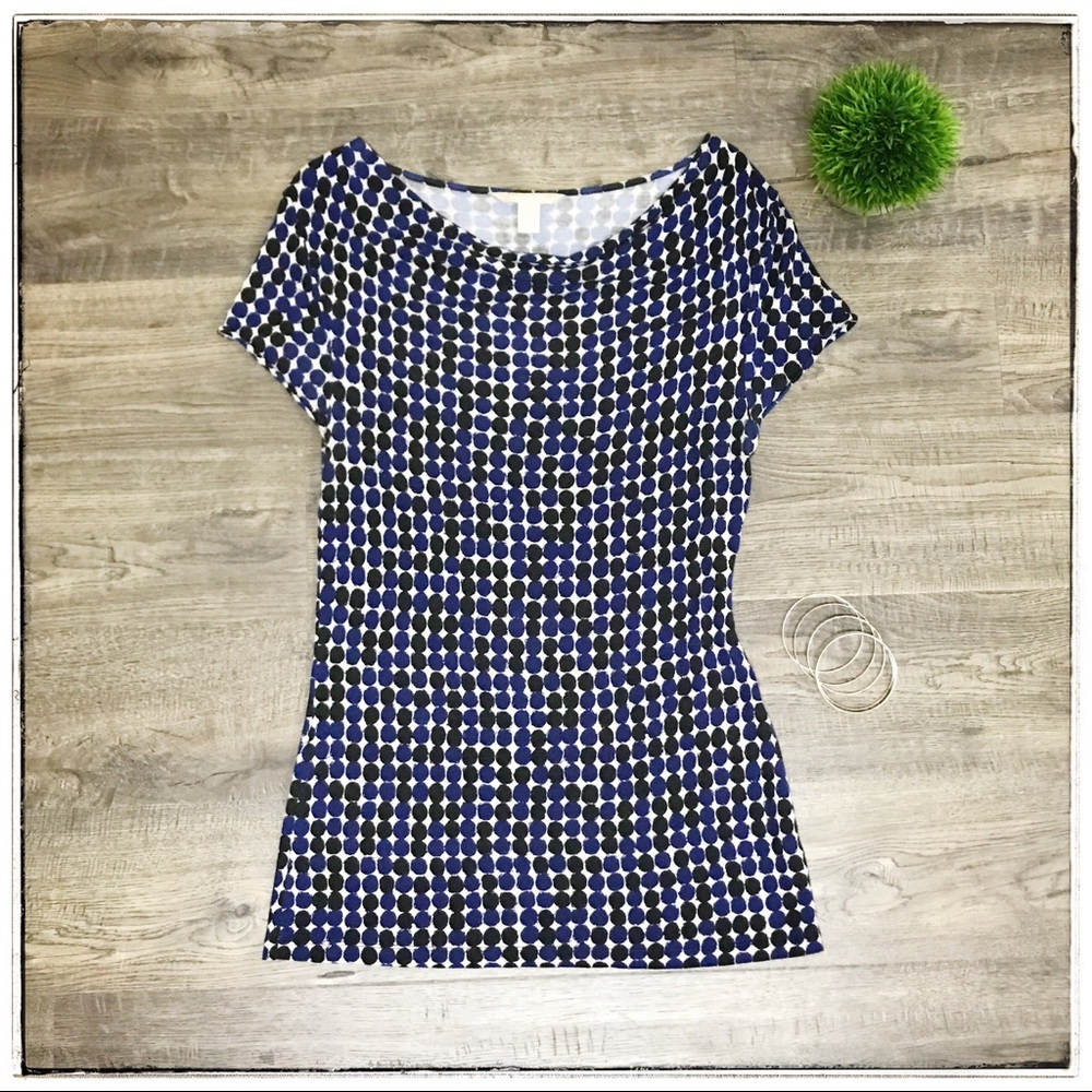 Banana Republic short sleeve cowl neck top